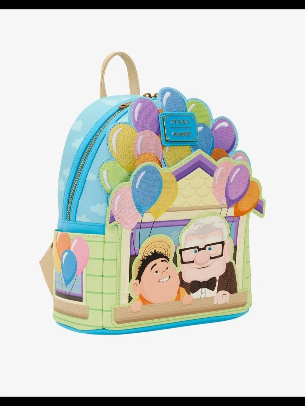 Loungefly Pixar Up Carl and Russell Balloon Mini Backpack Nwt